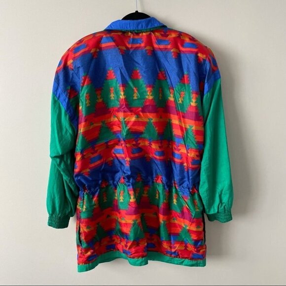 Vintage Lavon Southwestern Windbreaker Jacket - Picture 3 of 6